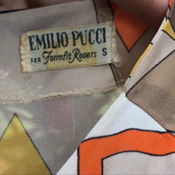 Stunning 60s Abstract Negligee - Picture 4 of 4